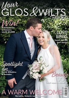 Cover of the February/March 2024 issue of Your Glos & Wilts Wedding magazine