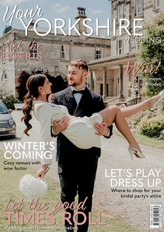 Cover of the November/December 2023 issue of Your Yorkshire Wedding magazine