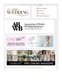 Your Sussex Wedding magazine - January 2022 newsletter