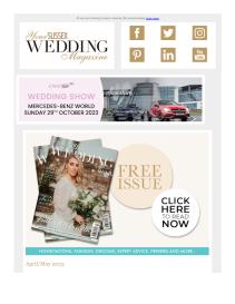 Your Sussex Wedding magazine - May 2023 newsletter
