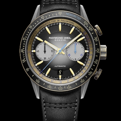 Raymond Weil has released a Limited Edition Freelancer Chronograph Bi-Compax