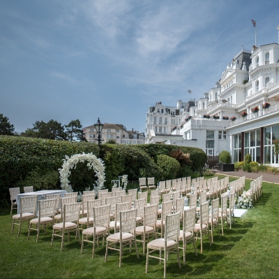 Al fresco I dos at The Grand Eastbourne