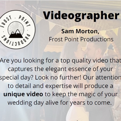 Frost Point Production is exhibiting at County Wedding Events