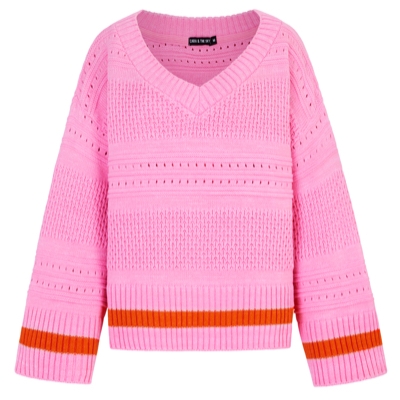 Keep warm in a British-made knit from Cara & The Sky this Christmas jumper season