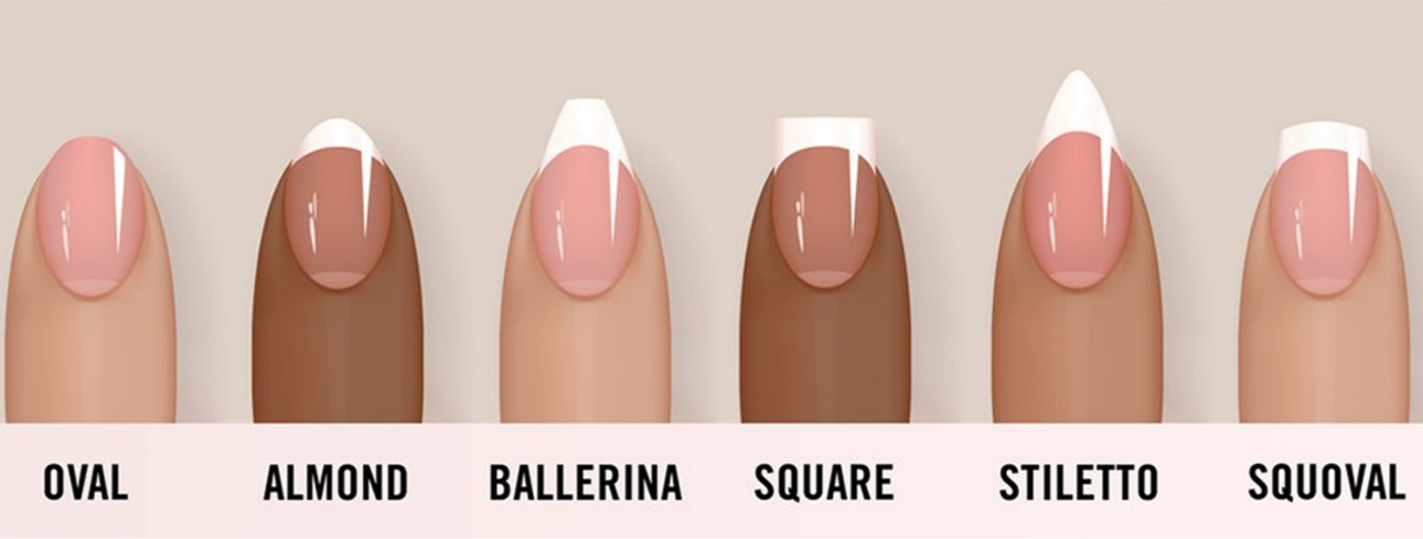 Cienna Rose nail guide to nail shapes
