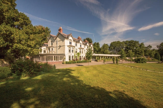 Southdowns Manor outside view of the how from the gardens