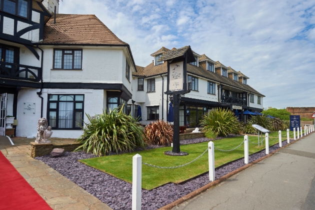 The Cooden Beach Hotel, Bexhill on Sea, front of hotel