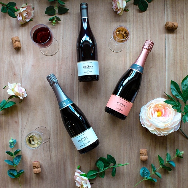 selection of Bolney Wine Estate wines