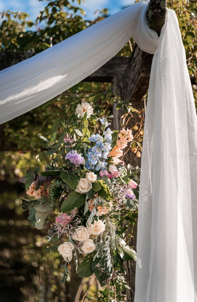 wedding arch floral design