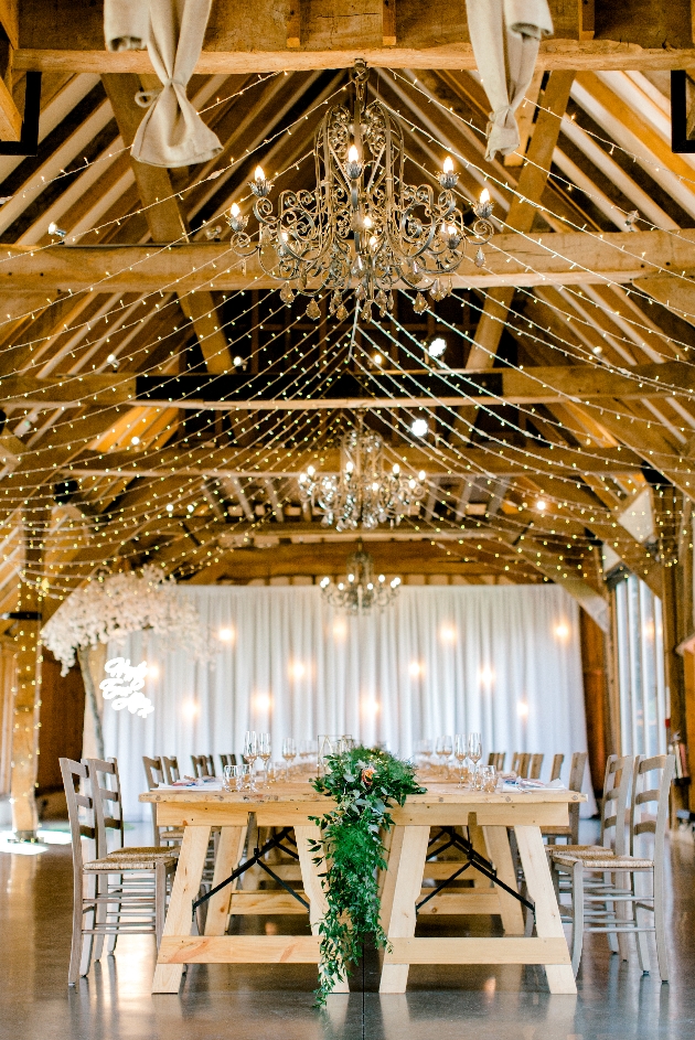 Table and barn decor