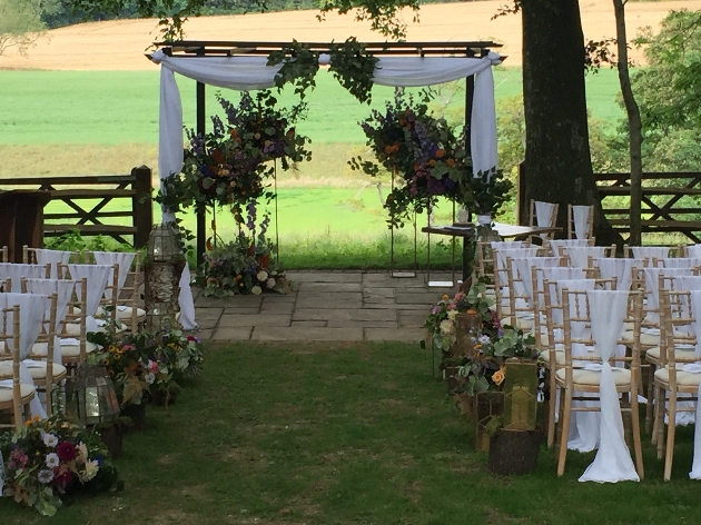 New open air ceremony area at Cissbury Barns