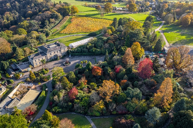 Aerial view of Leonardslee