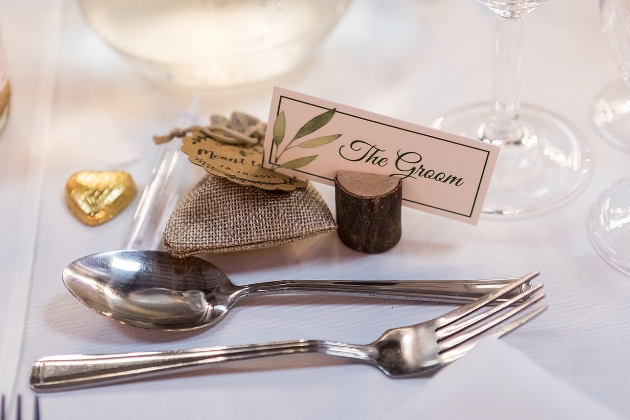 Hessian bag wedding favours