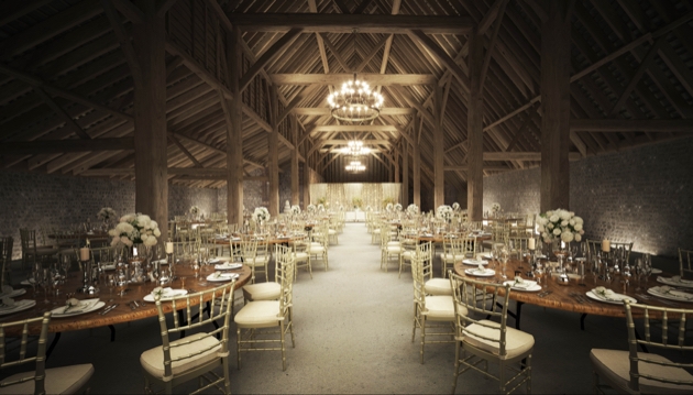 The Great Thatched Barn interior