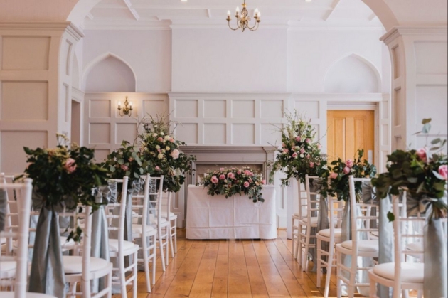 ceremony area at The Ravenswood