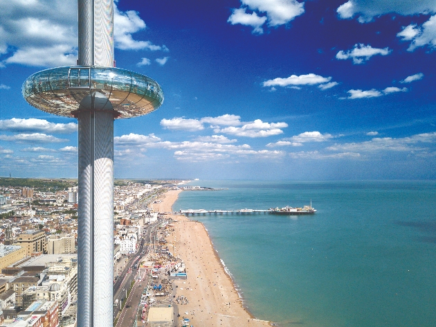 The British Airways i360 Viewing Tower exterior