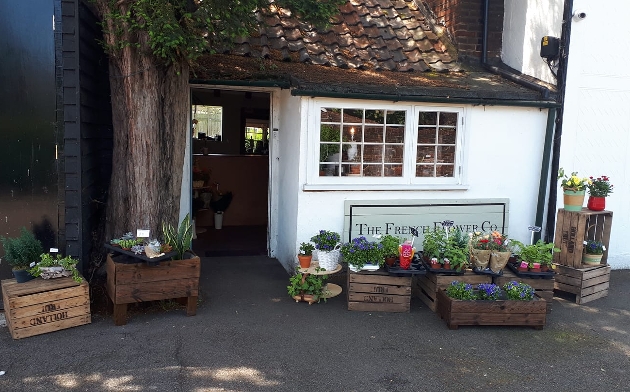 quaint cottage style flower shop
