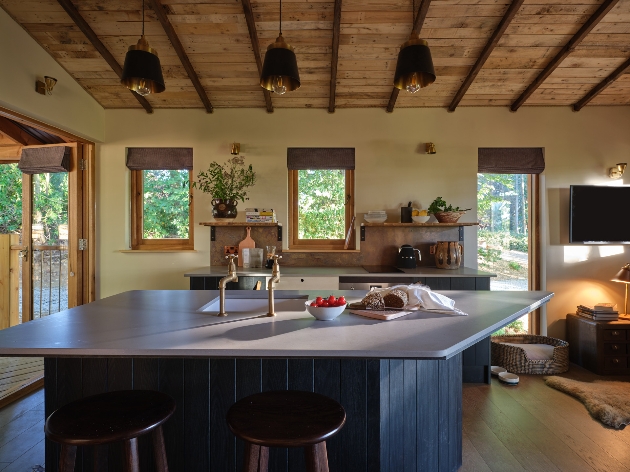 kitchen at treehouse cowdray estate