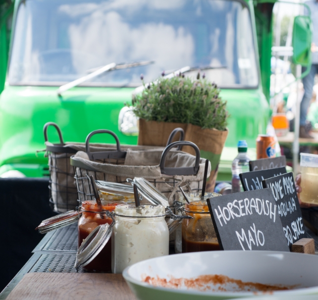 Street food at Leonardslee