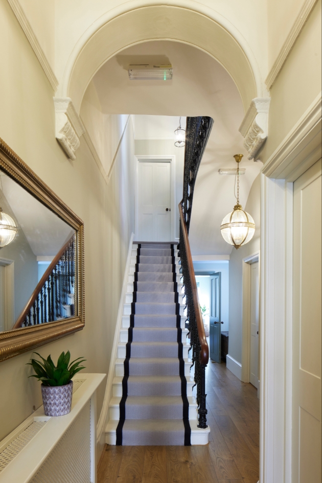 hallway and stairs at Landsdowne Guesthouse Hove