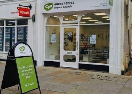 Green People in Horsham shop front