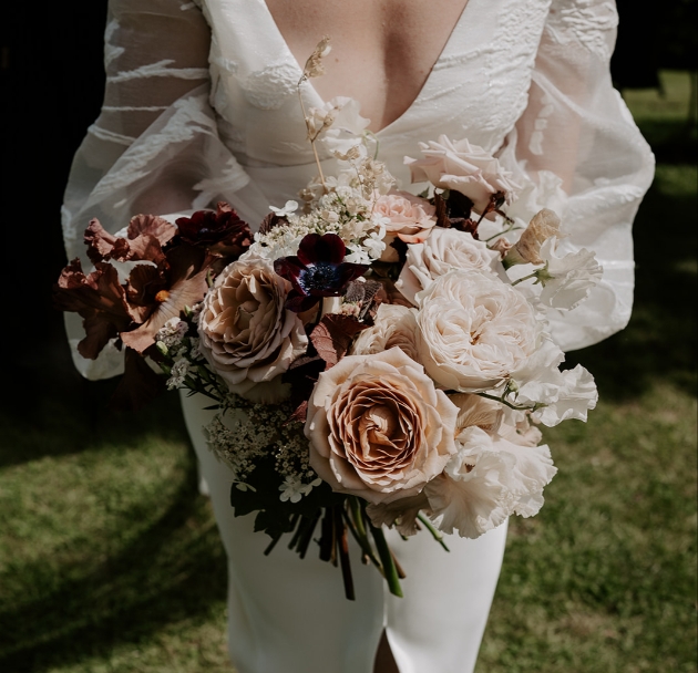 Bridal bouquet by The Mirror & The Veil