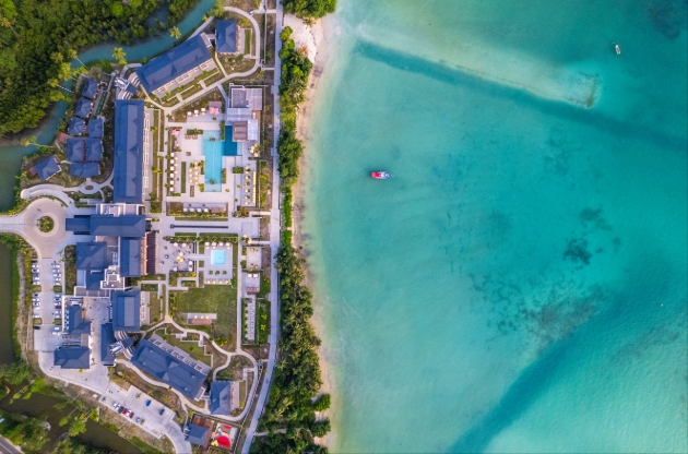 Birdseye shot of Canopy by Hilton Seychelles Resort