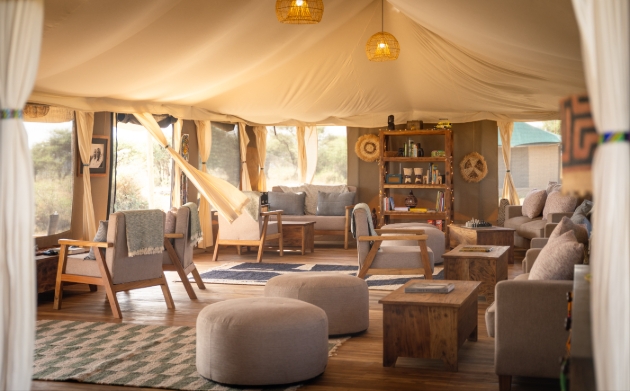 Wild Wakati Camp interior