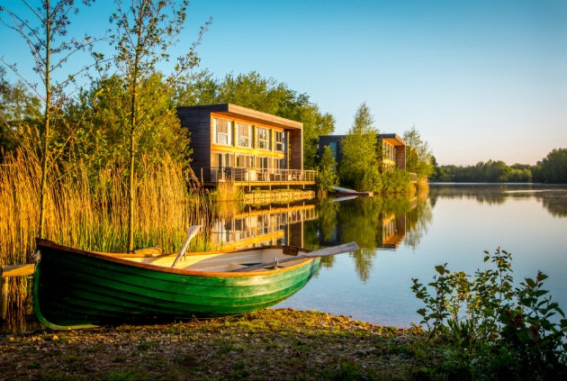 boat by lake